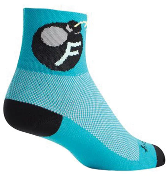 Sockguy FBomb Socks 5-9 Blue/Black