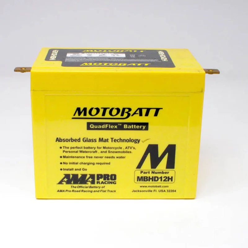 Motobatt Battery Quadflex AGM - MBHD12H