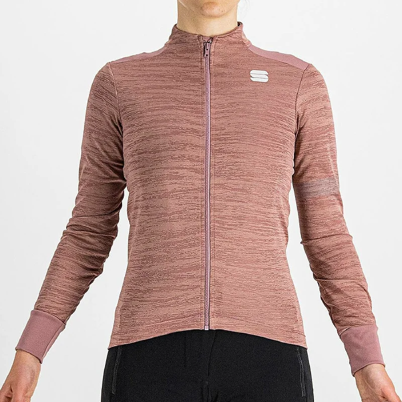 Maglia donna maniche lunghe Sportful Supergiara Thermal - Rosa