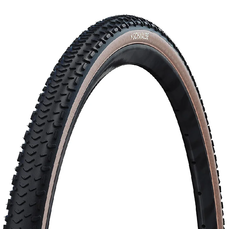 Schwalbe G-One RX Tire - 700 x 45 Tubeless Folding BLK/Transparent Evolution Line Pro Addix Race