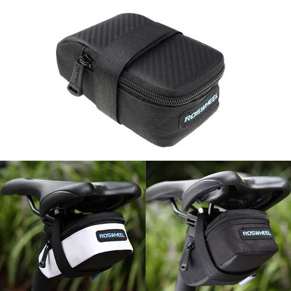 Outdoor Cycling MTB Mountain Road Bike Bags Bicycle Saddle Bag Back Seat Tail Frame Tube Pouch Reflective Strip