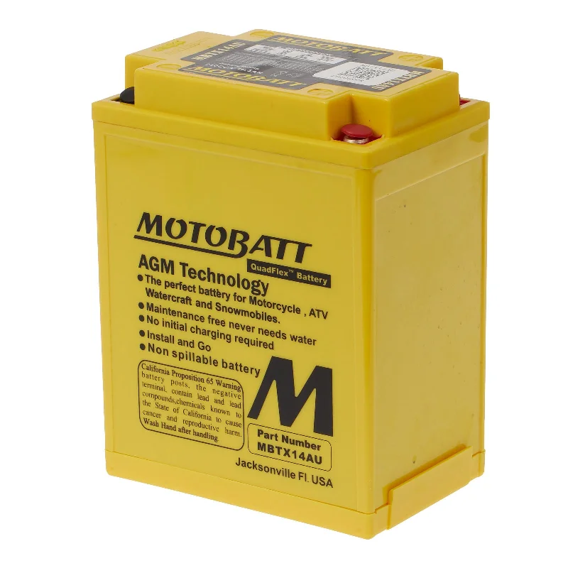 Motobatt Battery Quadflex AGM - MBTX14AU