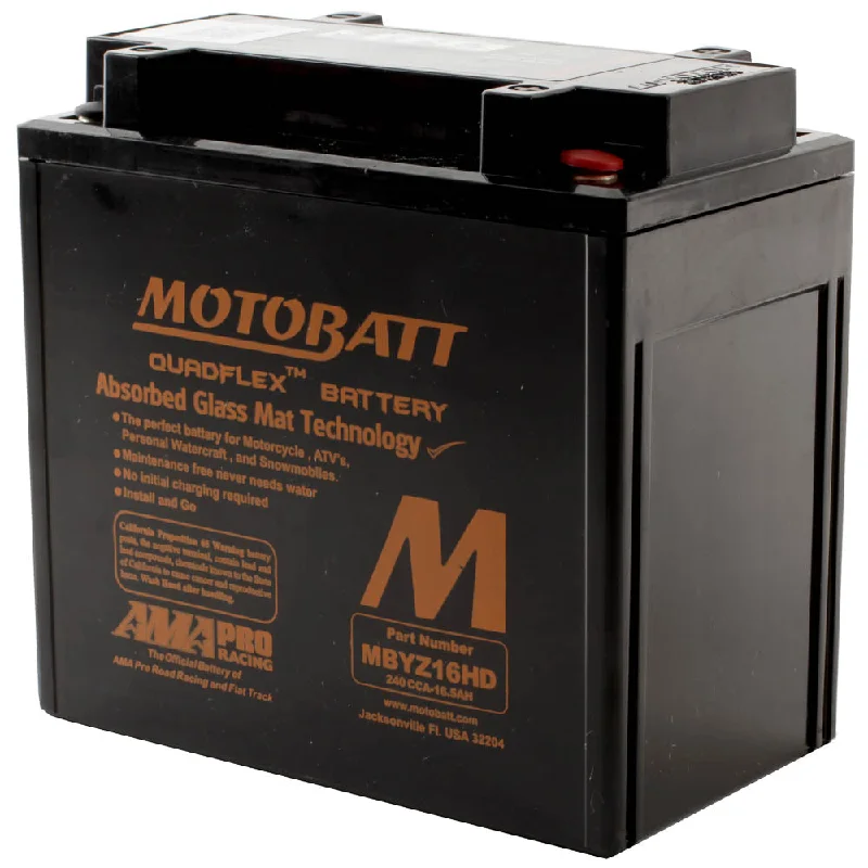 Motobatt Battery Quadflex AGM - MBYZ16HD