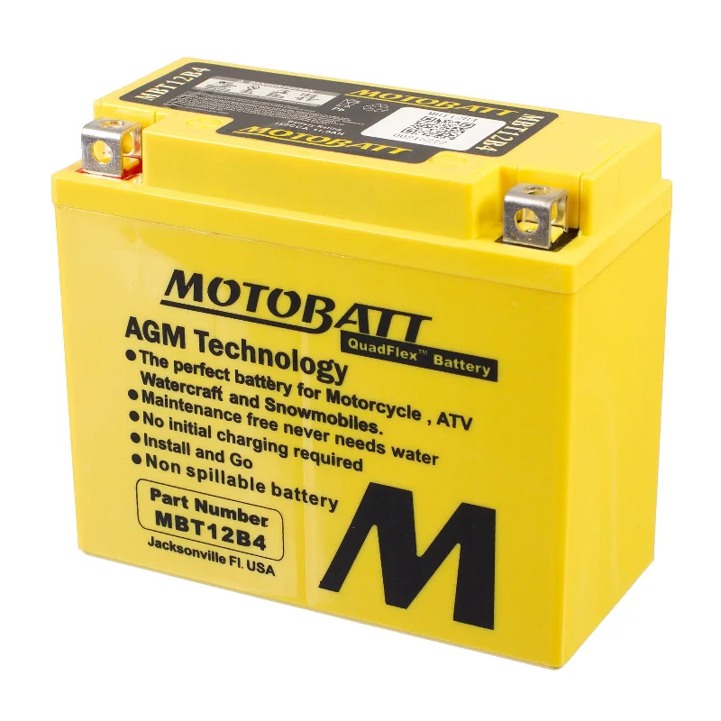 Motobatt Battery Quadflex AGM - MBT12B-4