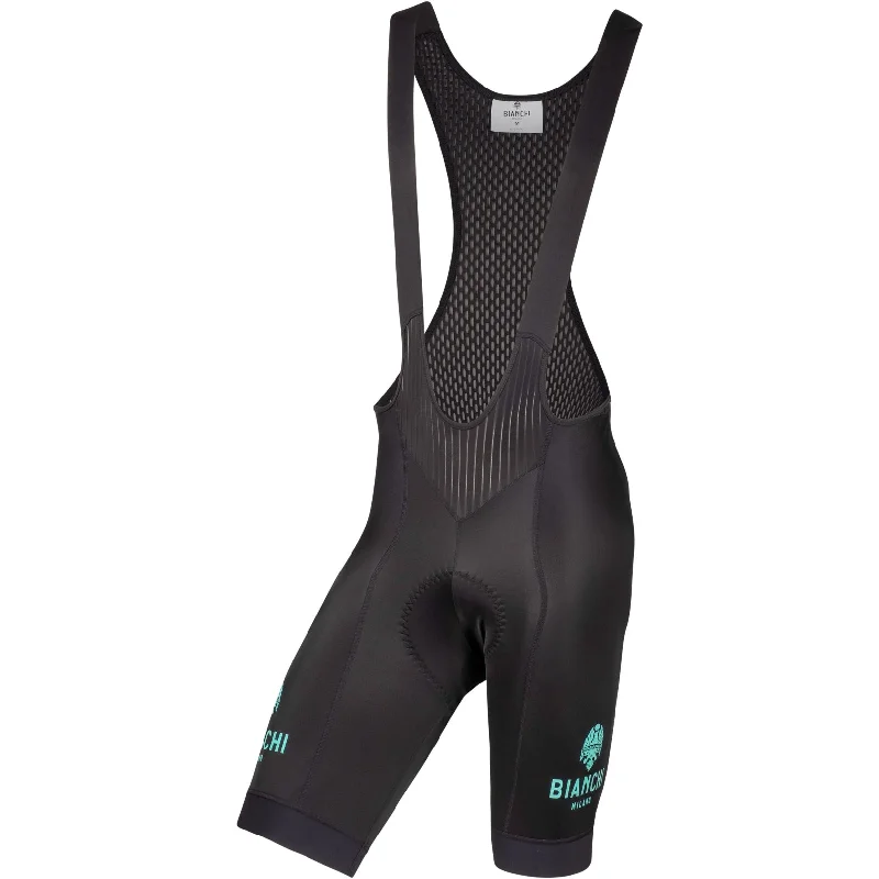 Bianchi Milano MORELLO Men's Bib Shorts (Black / Celeste) 2XL-4XL