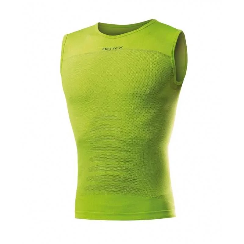 Maglia intima senza maniche Biotex + Carbon - Verde