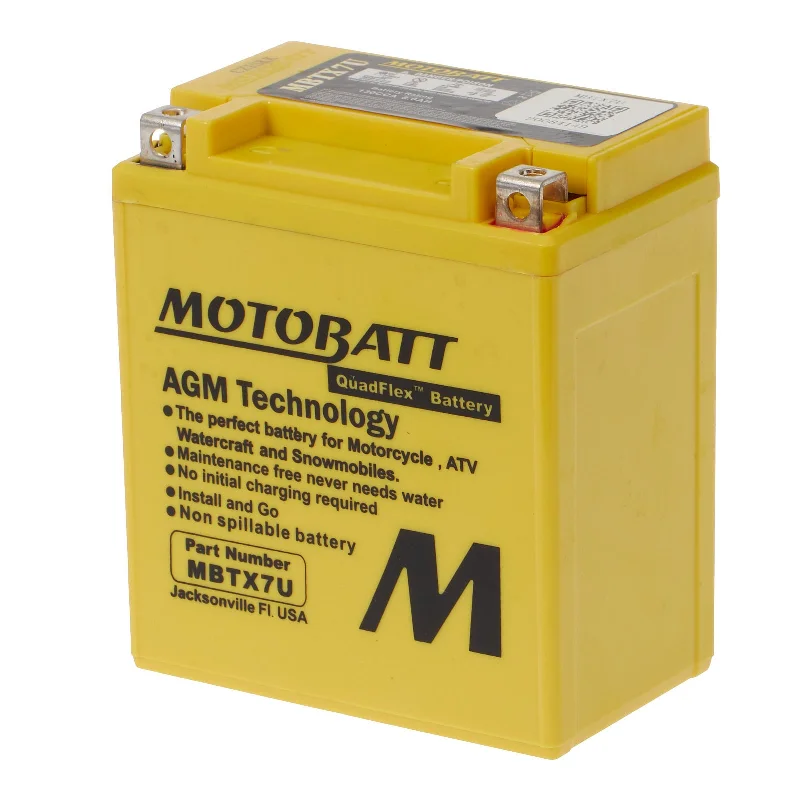 Motobatt Battery Quadflex AGM - MBTX7U