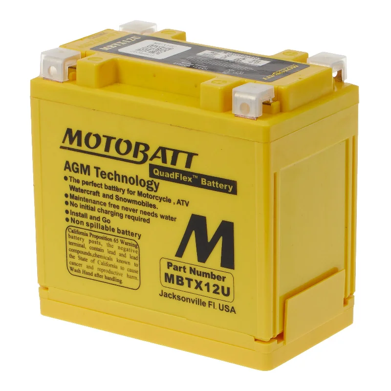 Motobatt Battery Quadflex AGM - MBTX12U