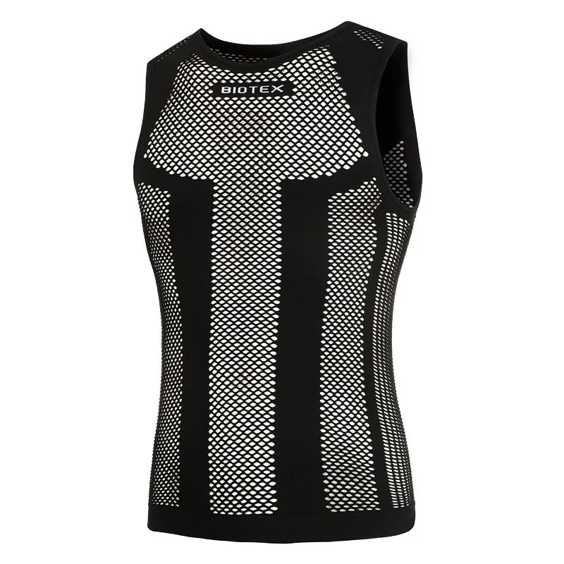 Maglia intima senza maniche Biotex Piuma - Nero