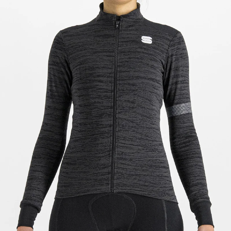 Maglia donna maniche lunghe Sportful Supergiara Thermal - Nero