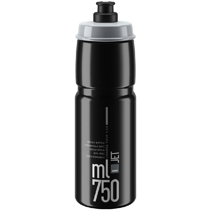 Borraccia Elite Jet Logo 750ml - Nero