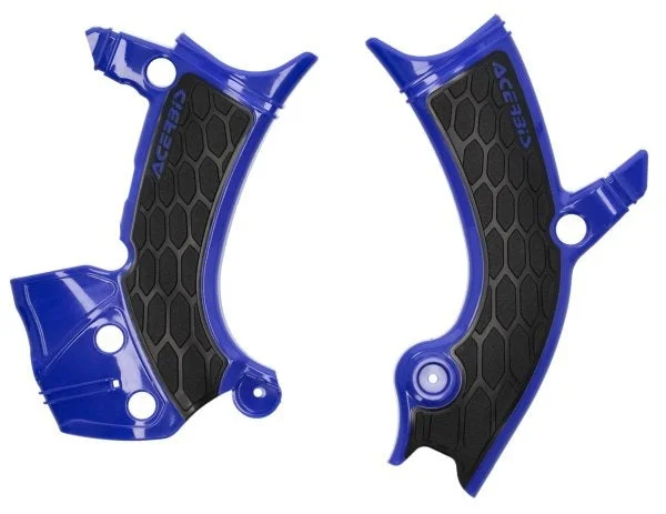 ACERBIS X-GRIP FRAME GUARDS (BLUE-BLACK) - YZ250F/YZ450F