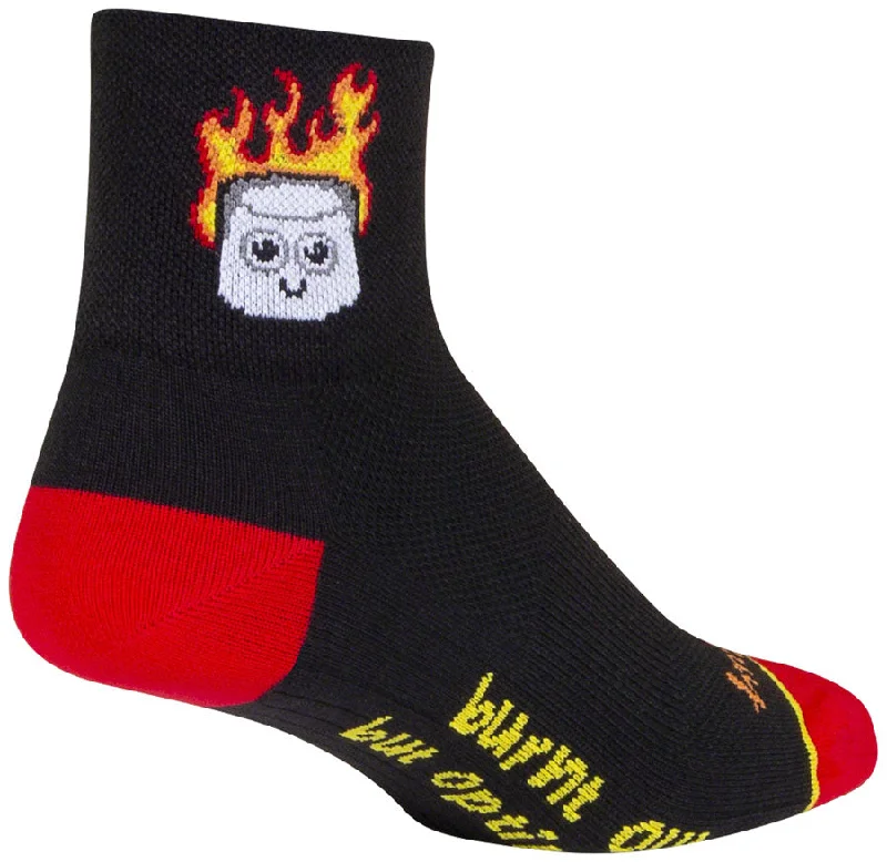 SockGuy Classic Burnt Out Socks - 3" Large/X-Large