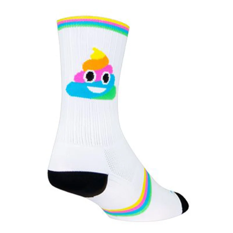 Sockguy Swirl SGX6 Socks 5-9 White