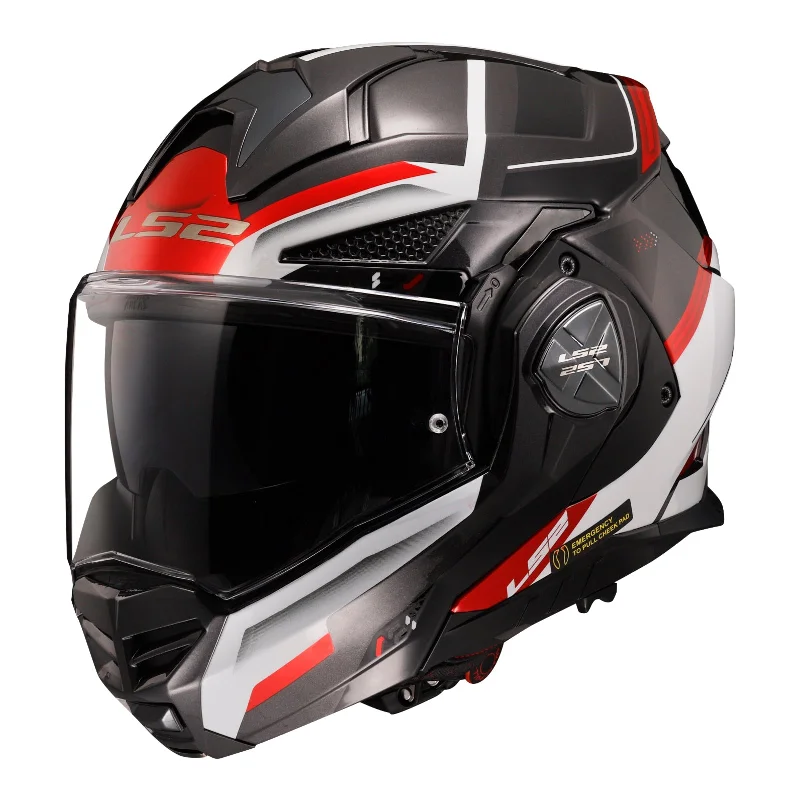 LS2 FF901 ADVANT X SPECTRUM HELMET - BLACK/WHITE/RED