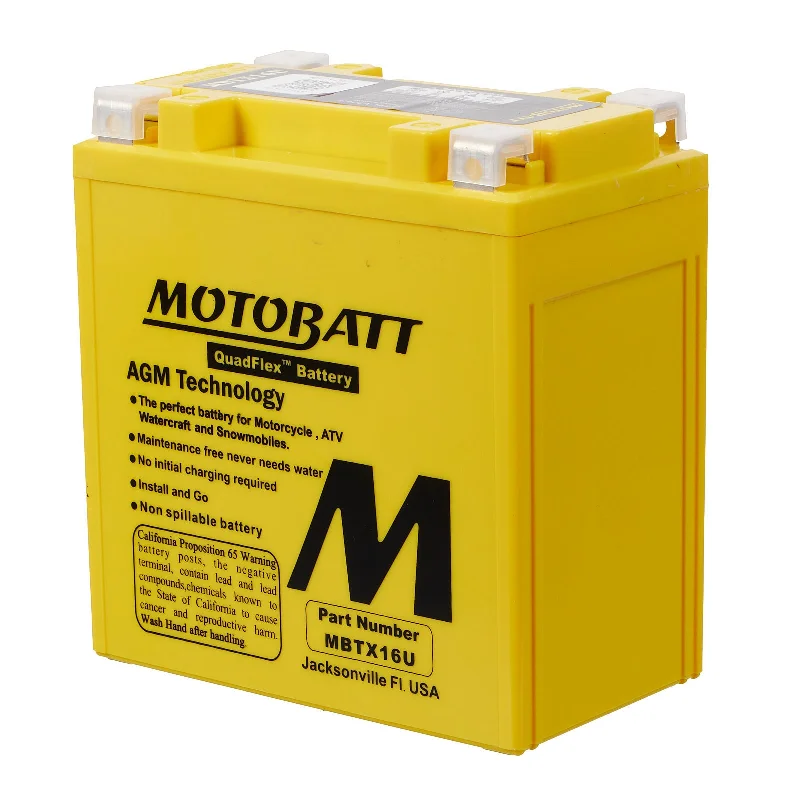 Motobatt Battery Quadflex AGM - MBTX16U