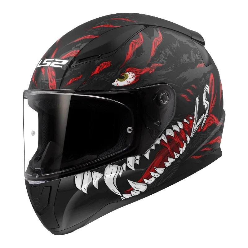 LS2 FF353 RAPID II KAIJU HELMET - MATTE BLACK/RED/WHITE