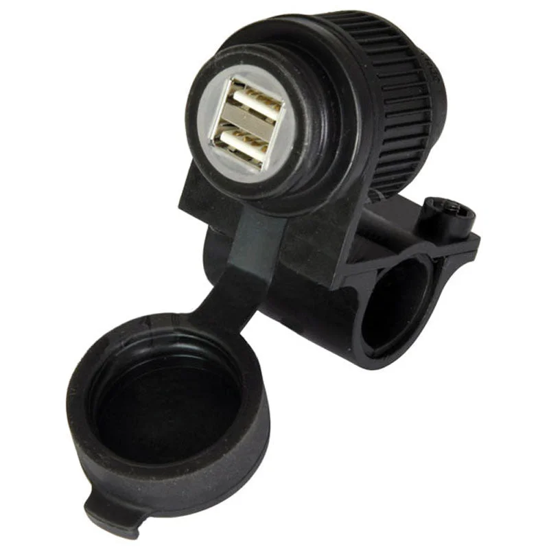 OXFORD USB DUAL SOCKET - H/BAR MOUNT