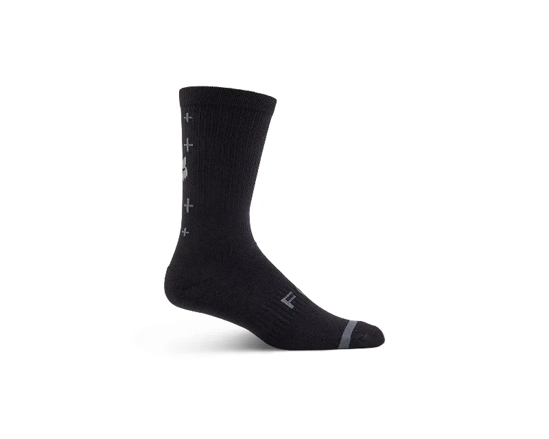 Fox 8" Defend Sock Lunar Blk