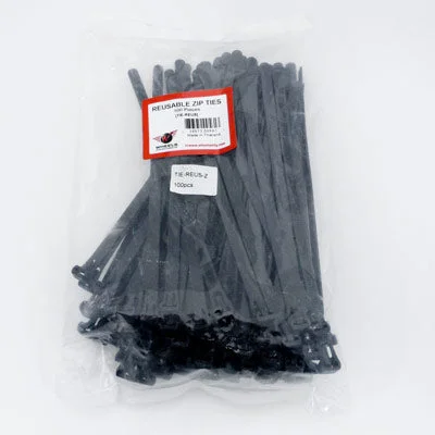 Wmfg Zipties - Bag Of 100 Reusble Zip Ties,200Mm X 7.4Mm Reusable Zip Ties Wheels Mfg. Tools