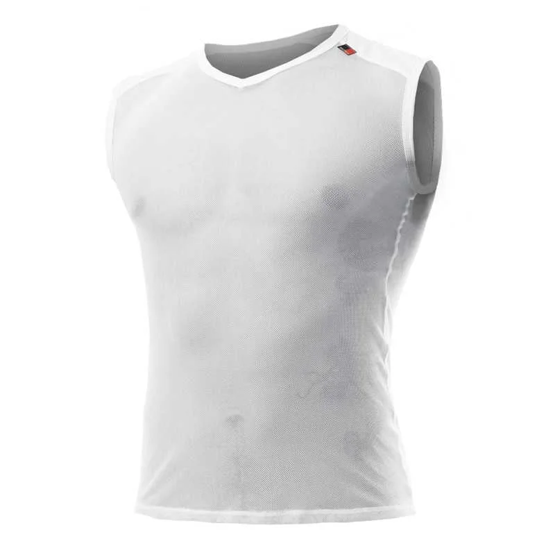 Maglia intima senza maniche Biotex Microrete Velo - Bianco