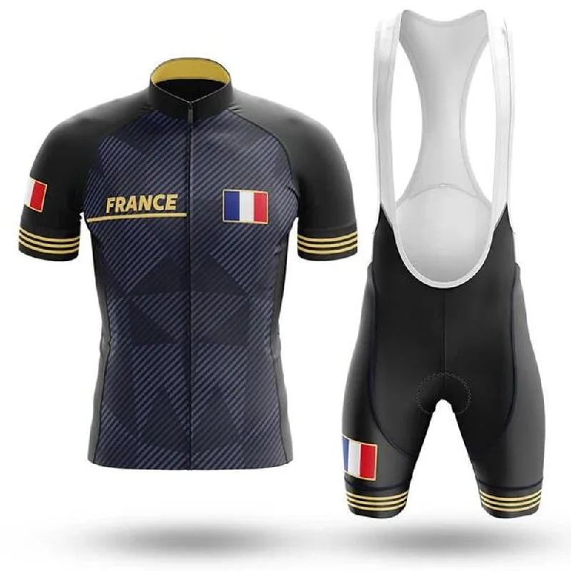 France Men's Cycling Jersey Short Kit