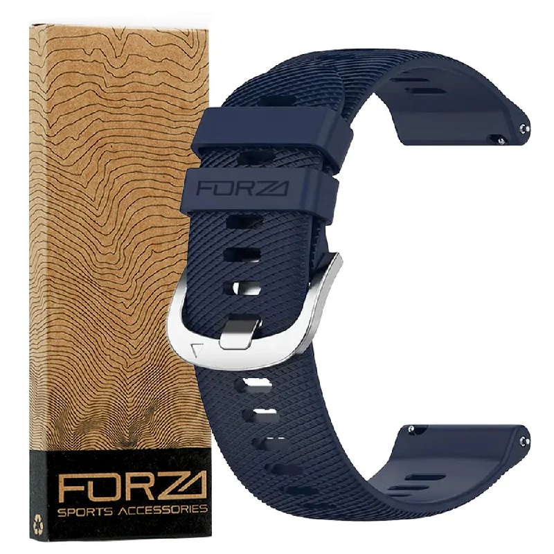 Forza 22MM Elite Replacement Watch Strap Garmin Navy Blue