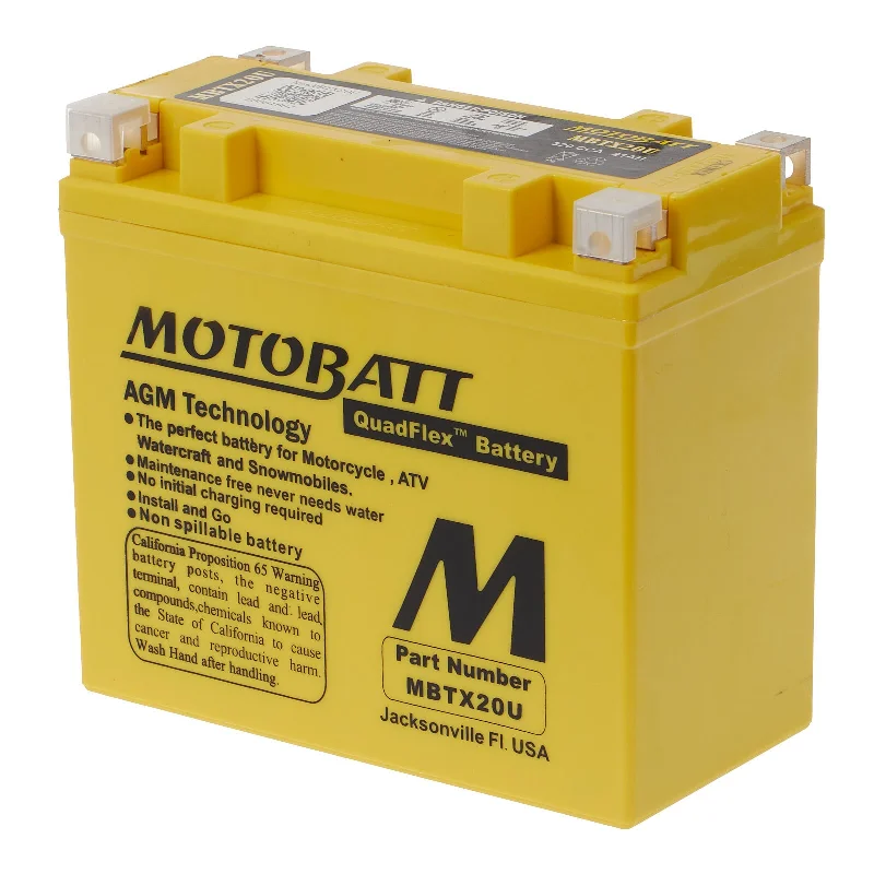 Motobatt Battery Quadflex AGM - MBTX20U