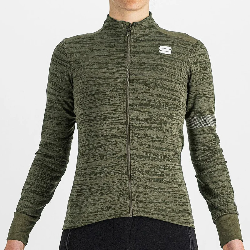 Maglia donna maniche lunghe Sportful Supergiara Thermal - Verde