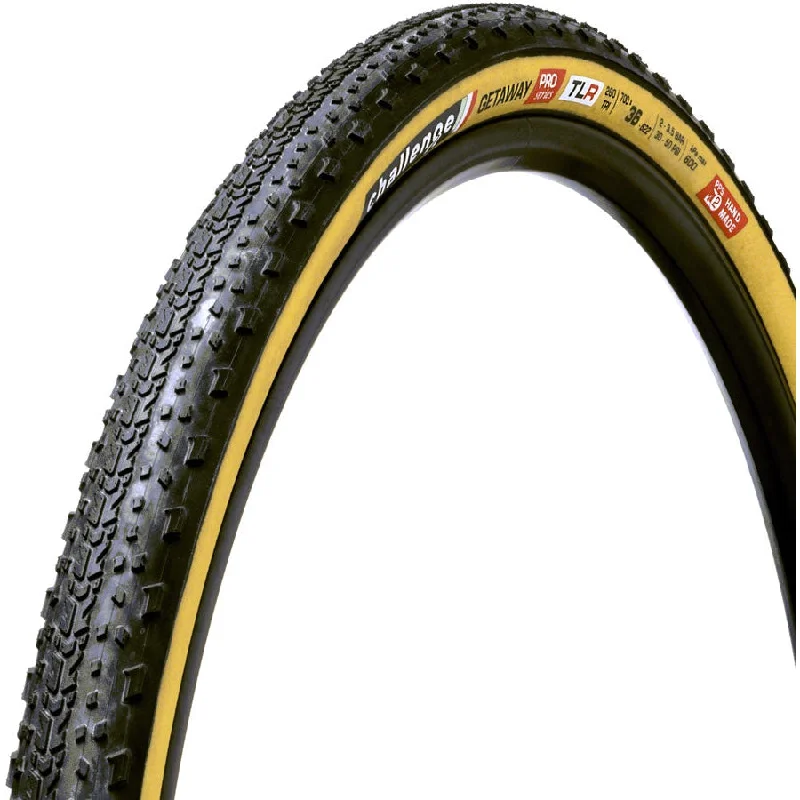 Getaway Pro Tire - 700 x 36 Tubeless Folding Black/Tan Handmade