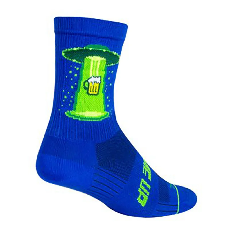 Sockguy SGX Beer Me Up Socks 9-13 Blue