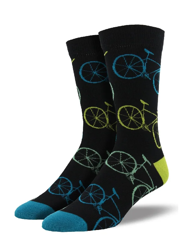 Fixie Men's Bamboo Socks Black