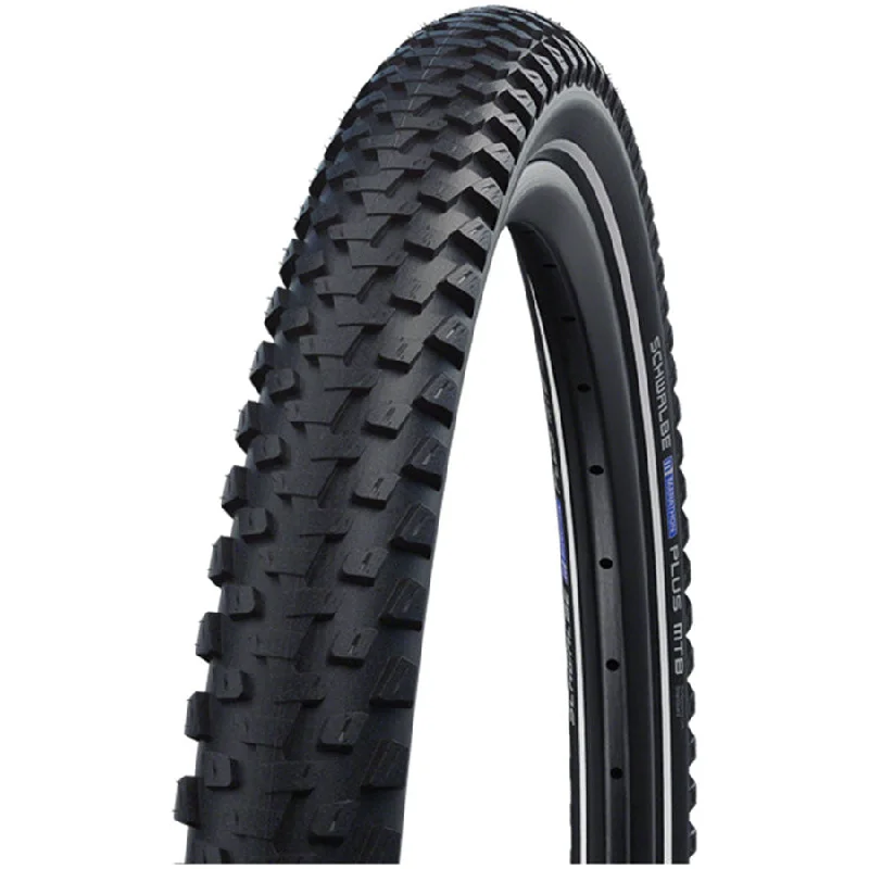 Marathon Plus MTB Touring-Hybrid Bike Tire - 26 x 2.1, Clincher, Wire, Black/Reflective, Performance, Dual, SmartGuard, E-50