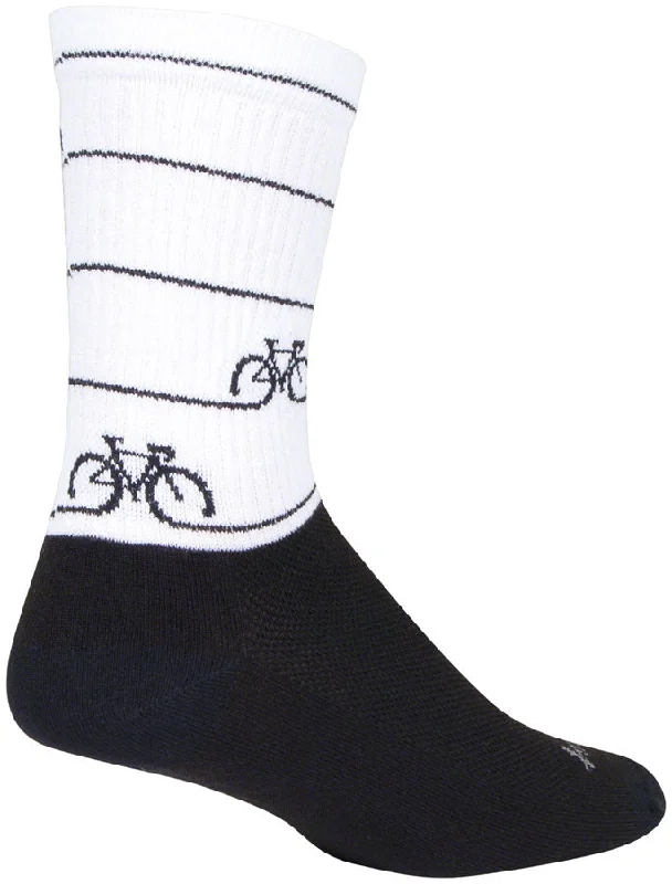 SockGuy Crew Cyclepath Socks - 6" Small/Medium