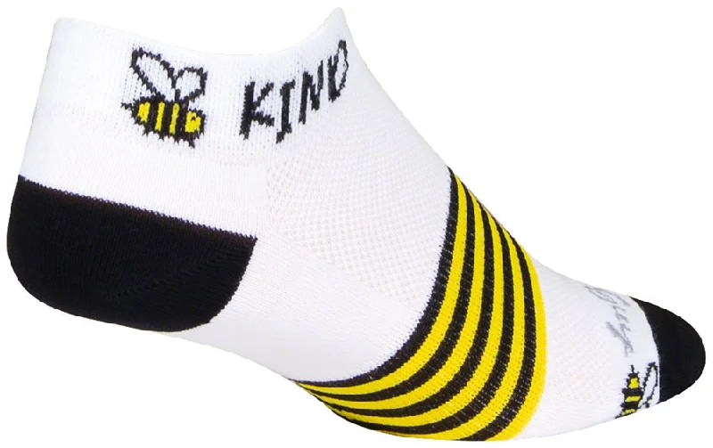 SockGuy Classic Bee Kind Socks - 1" Small/Medium