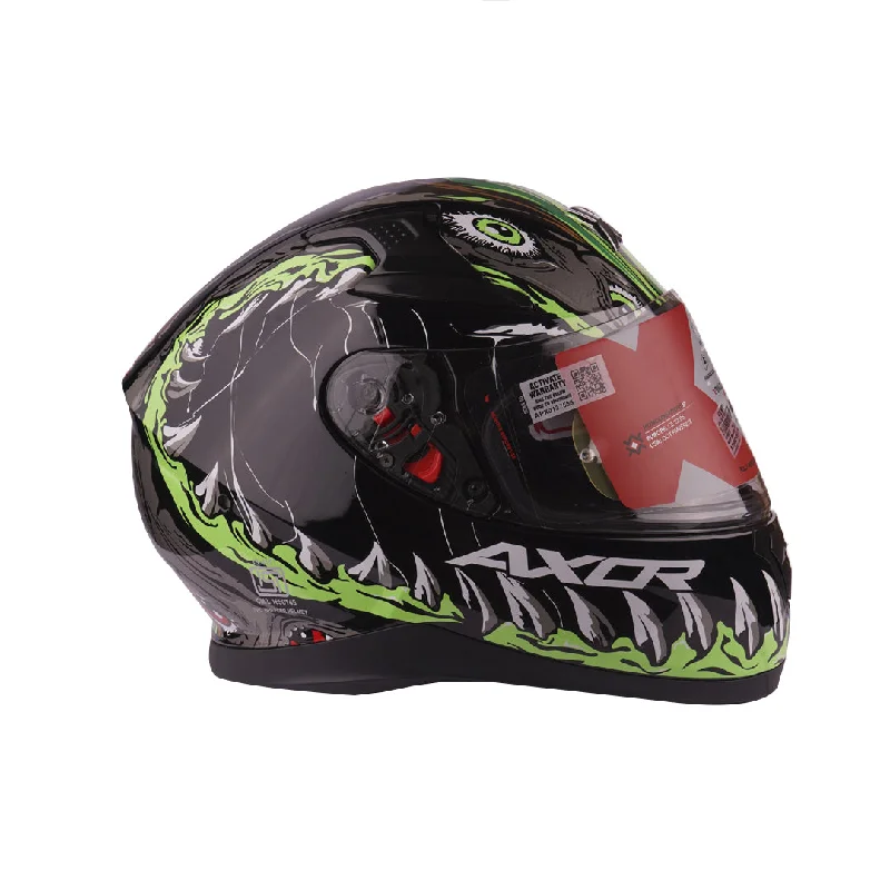 Axor Apex Beast Gloss Black Green Helmet