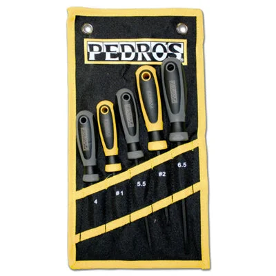 Pedros Screwdriver Set -5 Pc Set W/Pouch Screwdriver Set-5 Pc  Tools