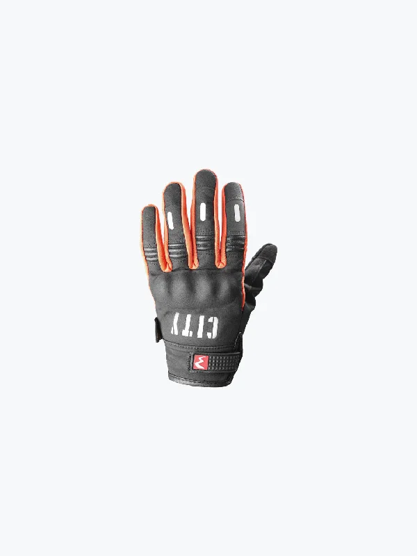 BSDDP City Gloves Touch Black & Orange S