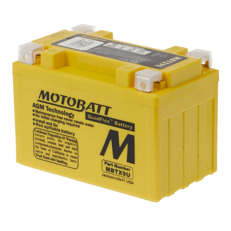 Motobatt Battery Quadflex AGM - MBTX9U