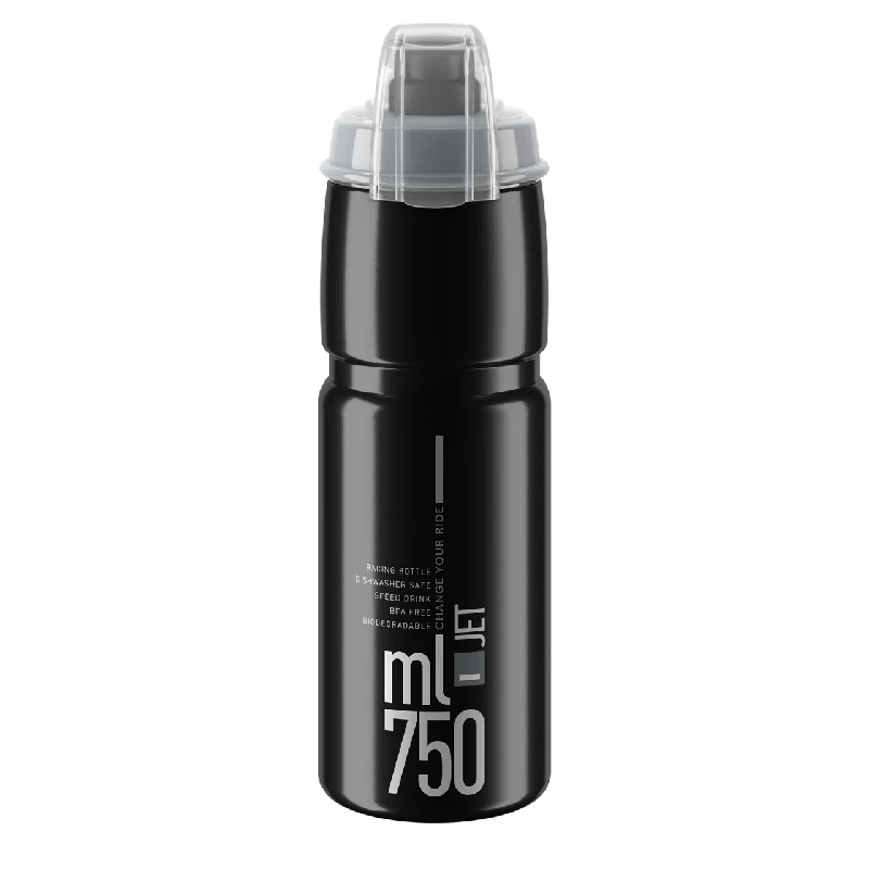 Borraccia Elite Jet Plus Logo 750ml - Nero